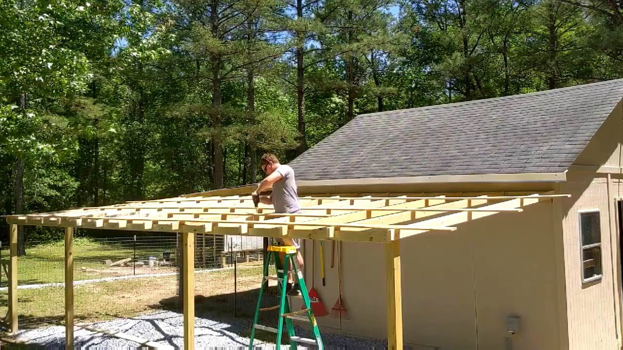 DIY: Building A Lean To Shed