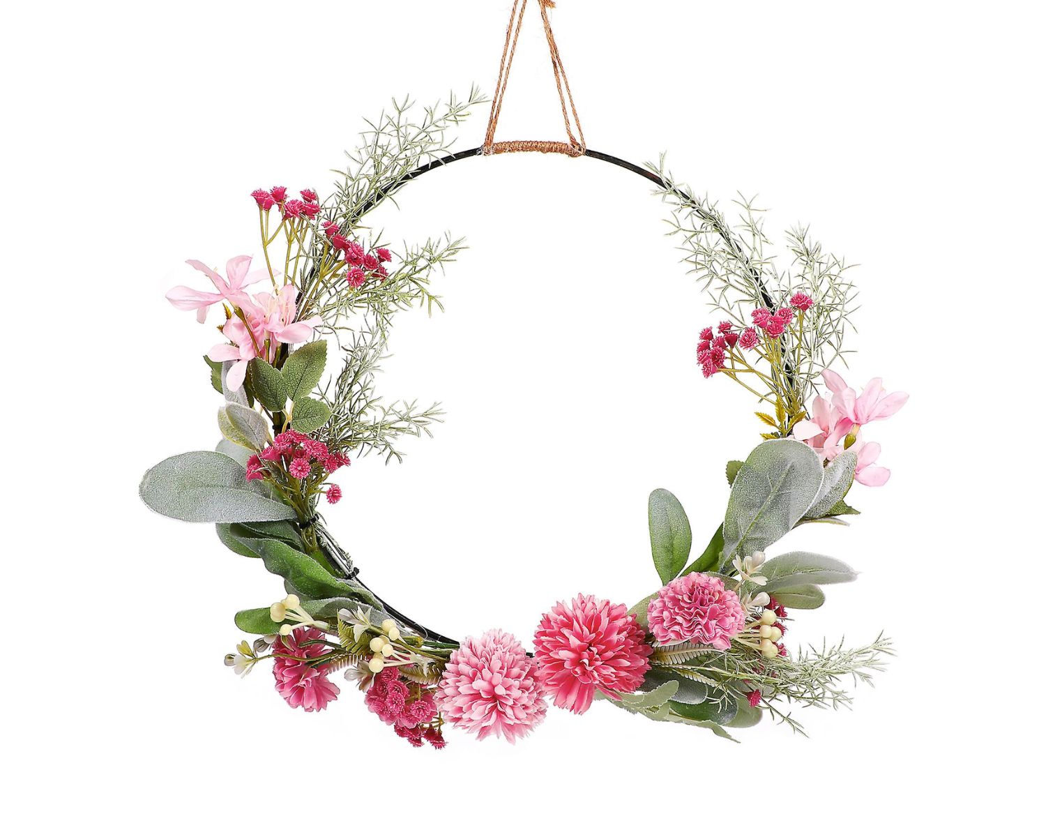 DIY Floral Wreath Door Hanger: Sprucing Up Your Home With A Touch Of Elegance