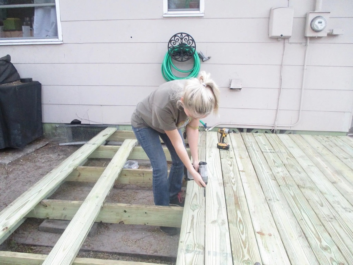 How To Build A Deck Without Digging Holes