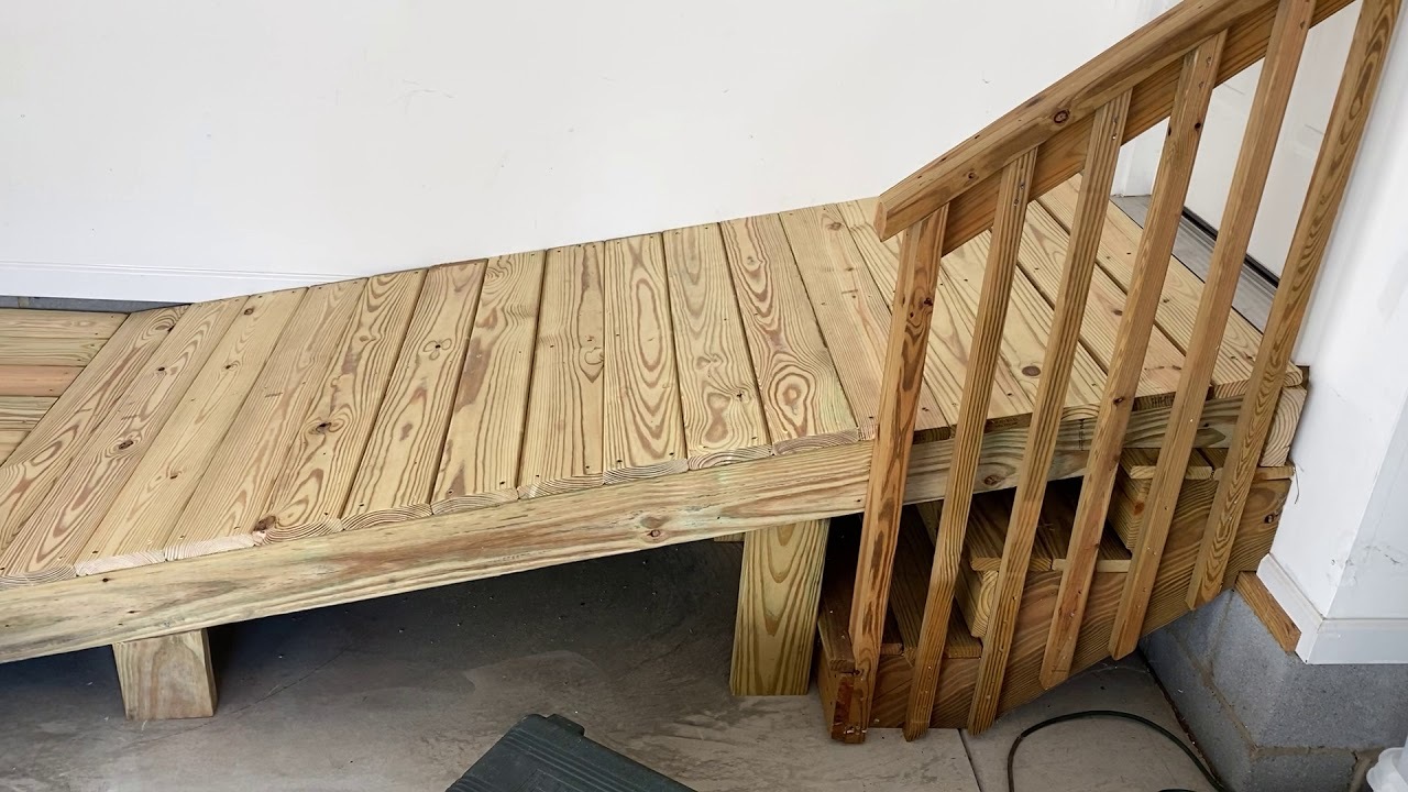How To Build A Ramp Over Stairs