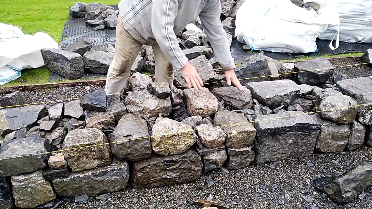 How To Build A Stone Wall