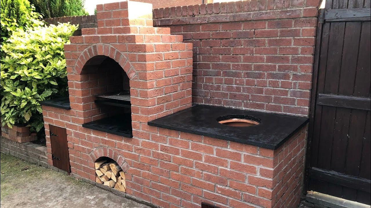 How To Build A Brick Bbq With Chimney