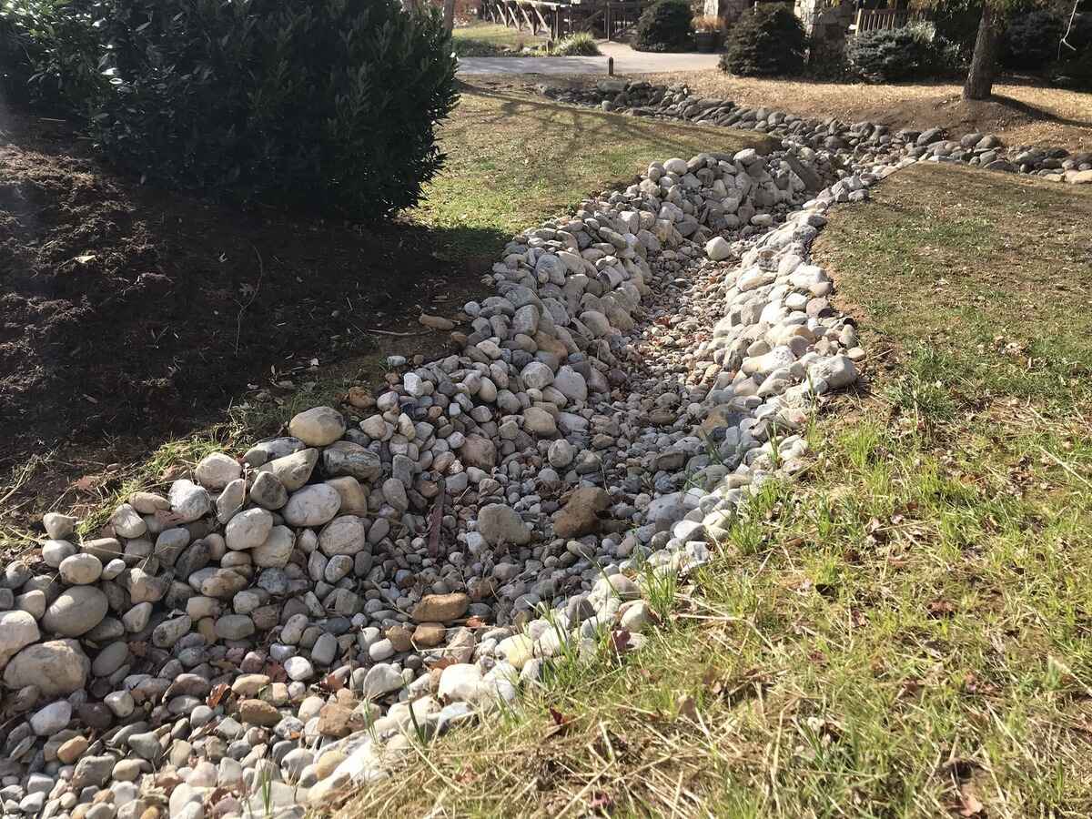 How To Build A Rock Drainage Ditch