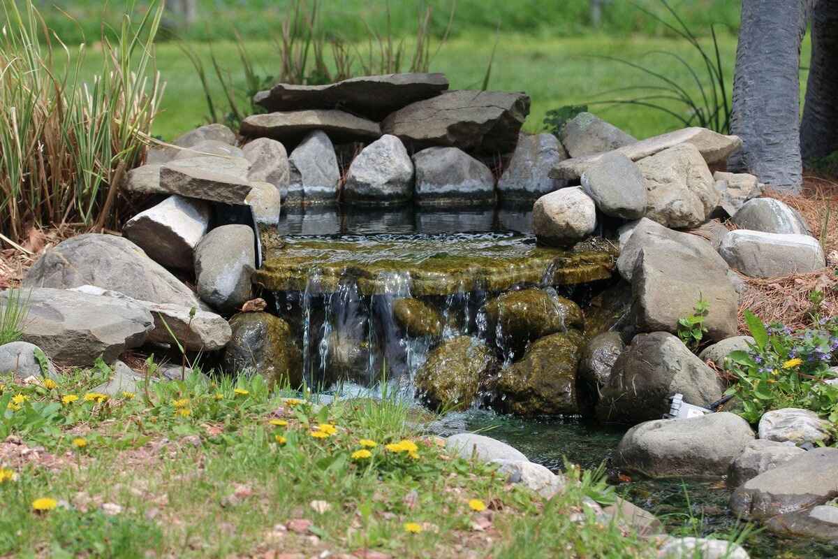 How To Build A Small Waterfall With Rocks