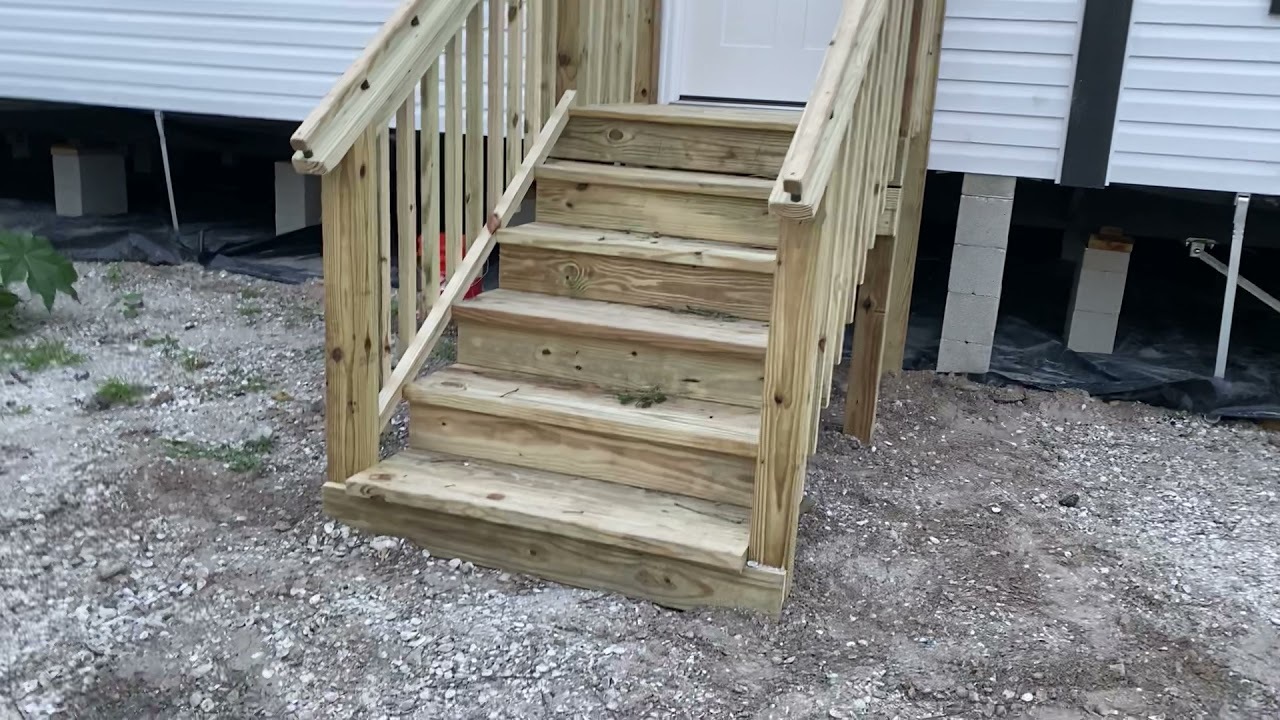 How To Build Steps For A Mobile Home