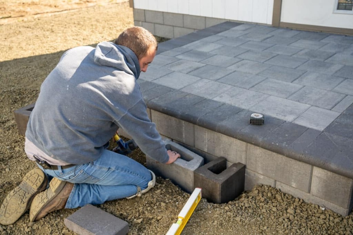 How To Build Steps With Pavers