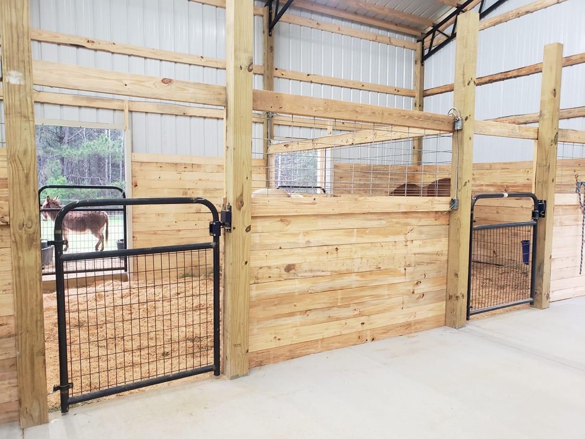 DIY: Building Horse Stalls