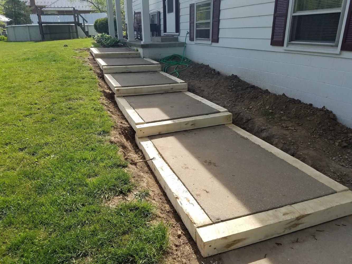 How To Build Concrete Steps On A Slope