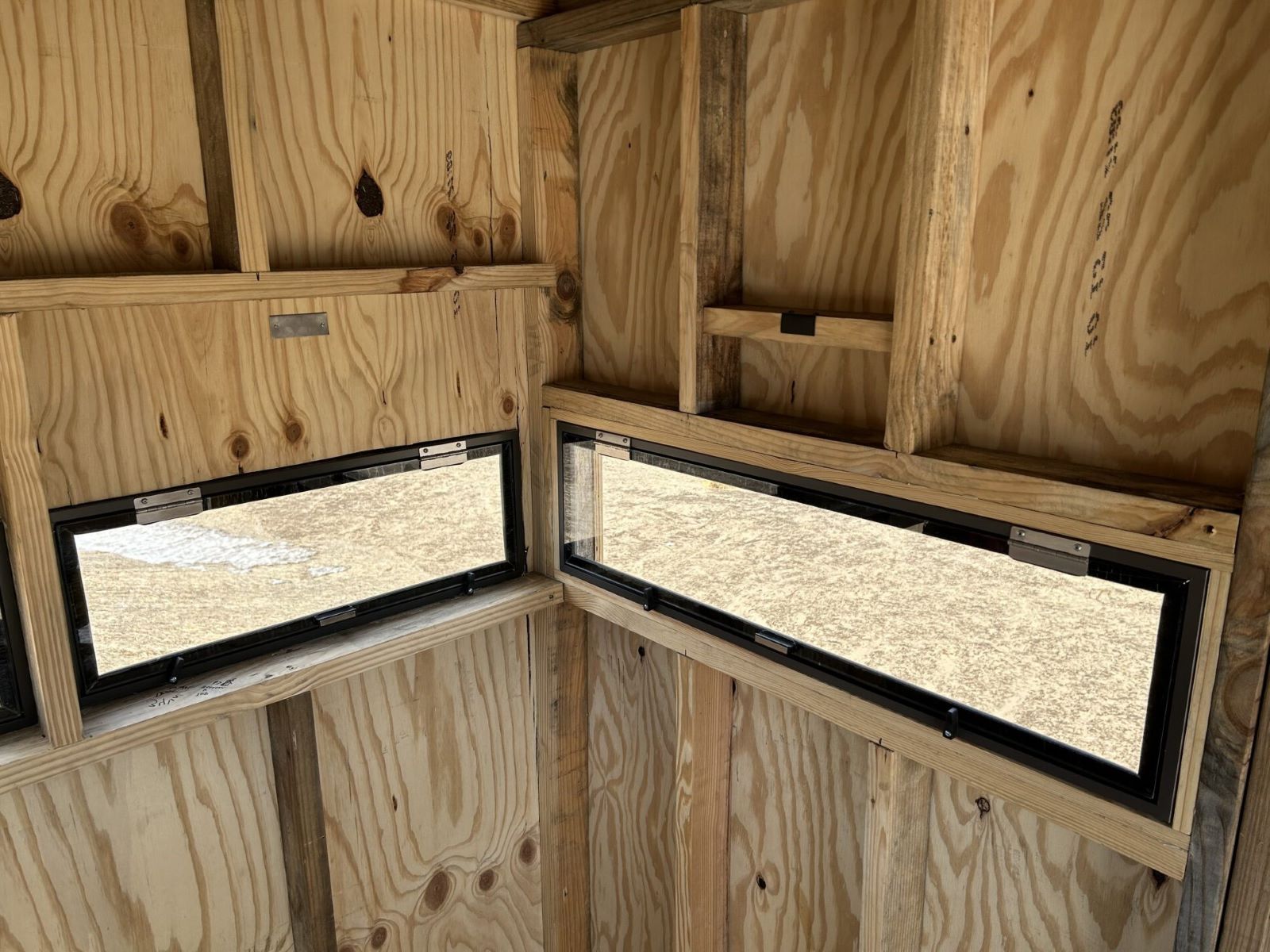 DIY Deer Blind Window Ideas