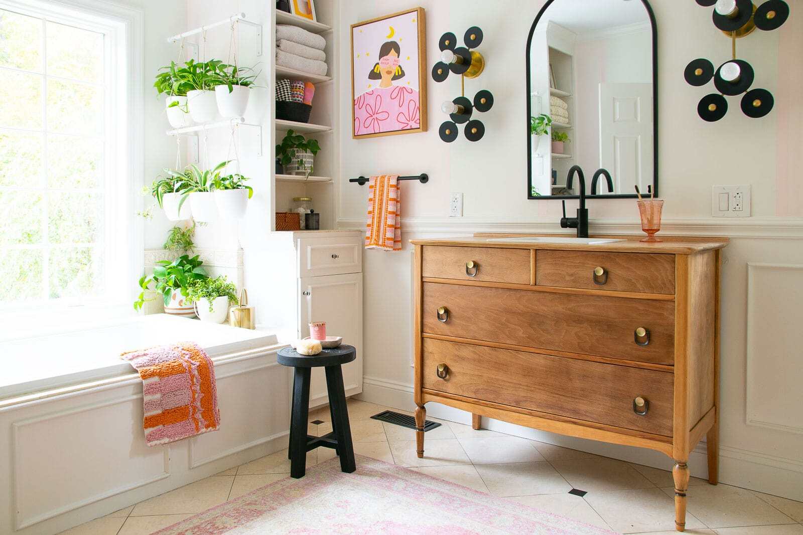 DIY Dresser to Vanity Transformation