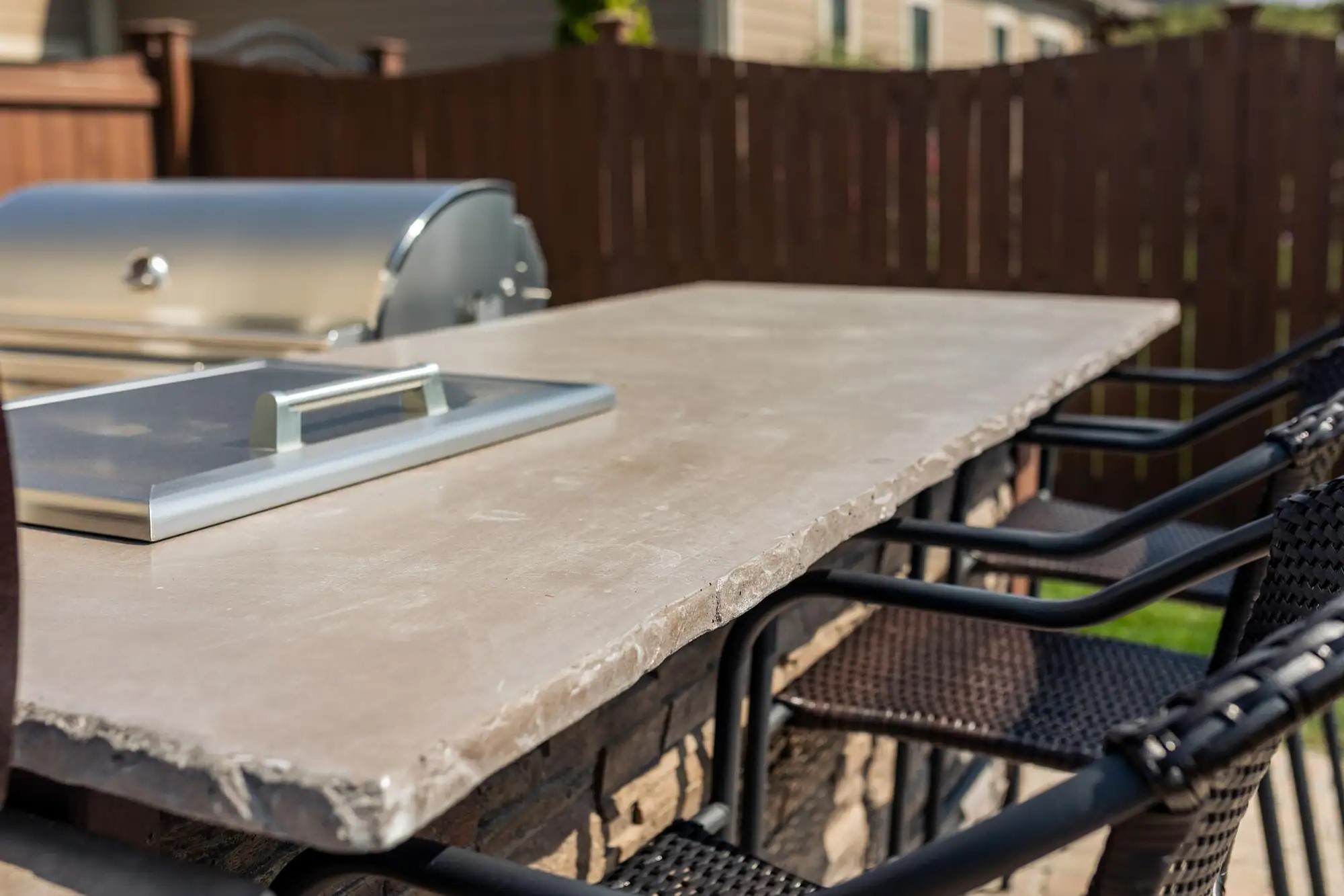 DIY Outdoor Concrete Countertops