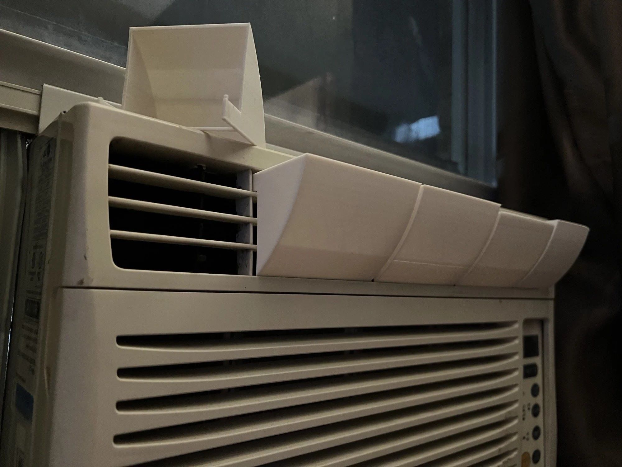 DIY Window Air Conditioner Deflector