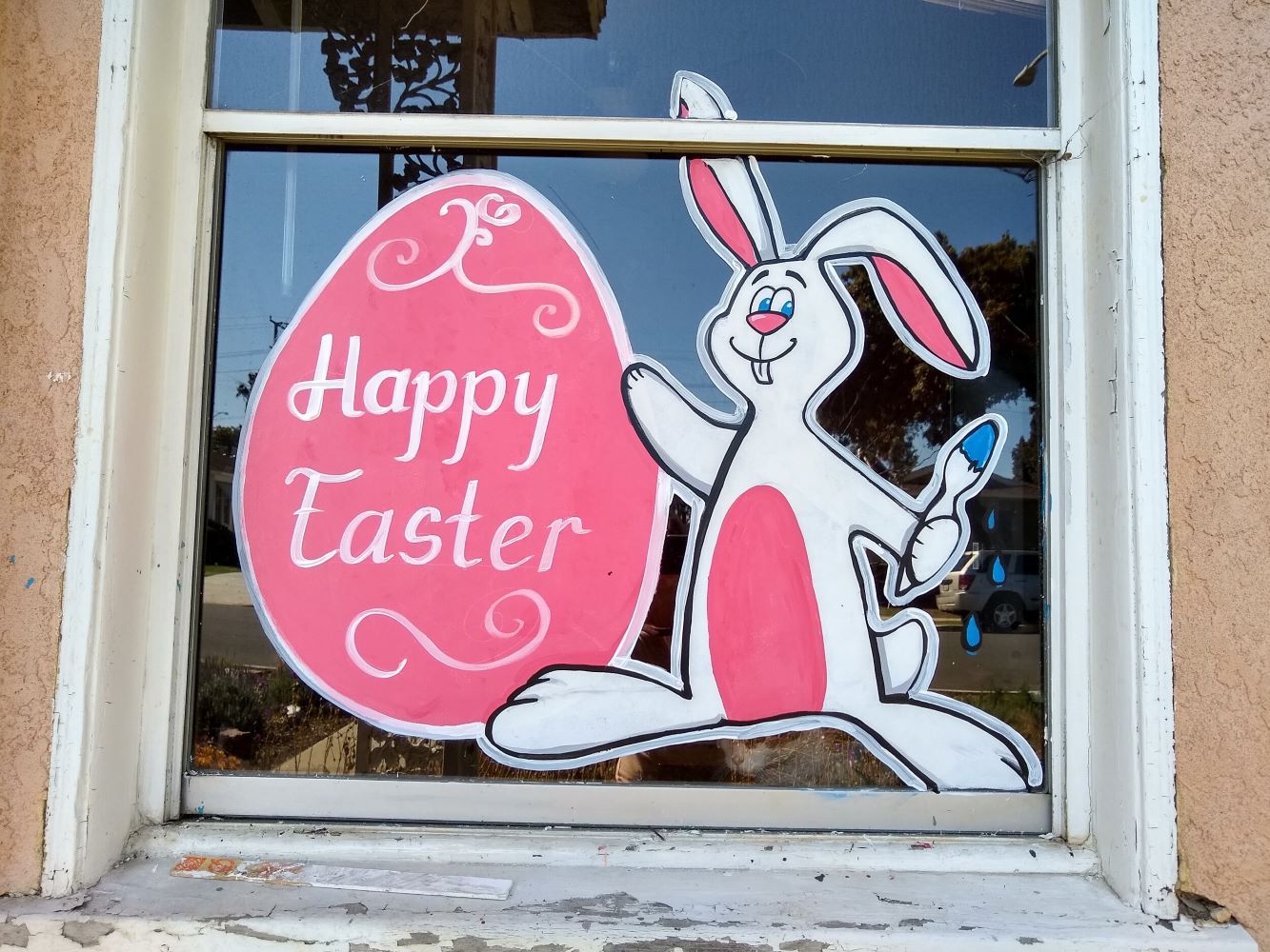 Easter Window Painting Guide