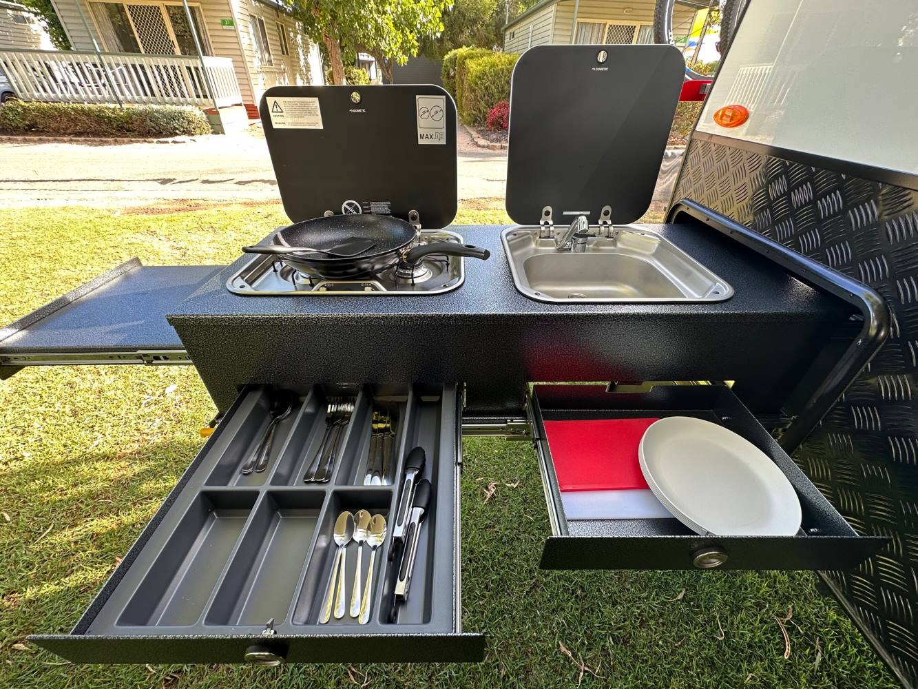 How to Build a Slide Out Camper Kitchen