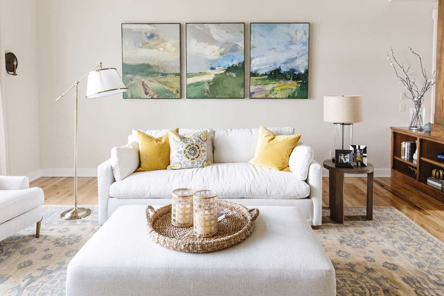 Simple Canvas Painting Ideas for Living Room