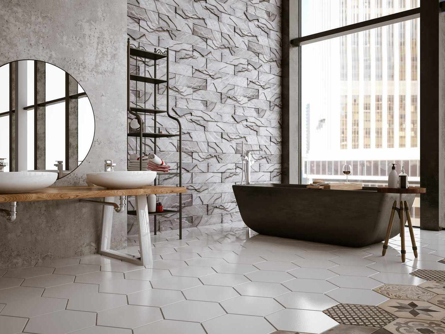 Step-by-step guide to tiling a bathroom wall