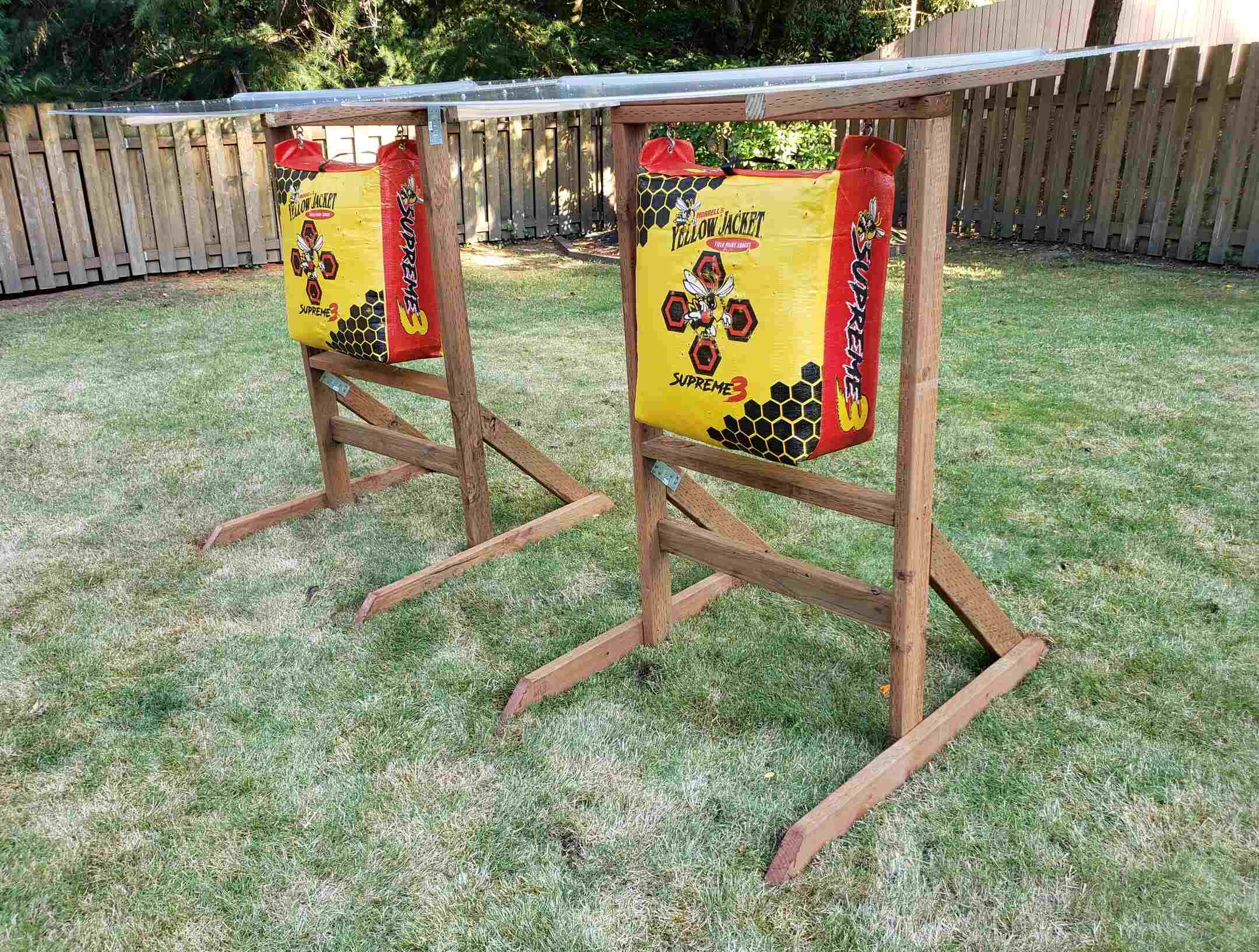 DIY Archery Target Stand with Roof