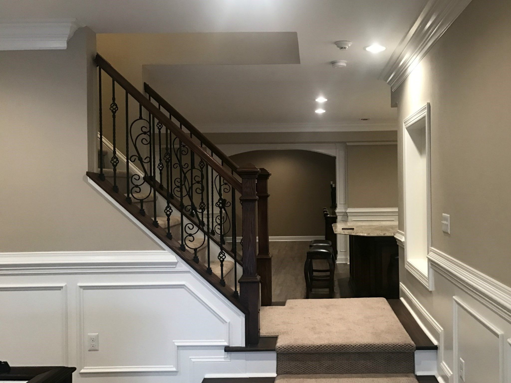 DIY Basement Stair Railing Installation