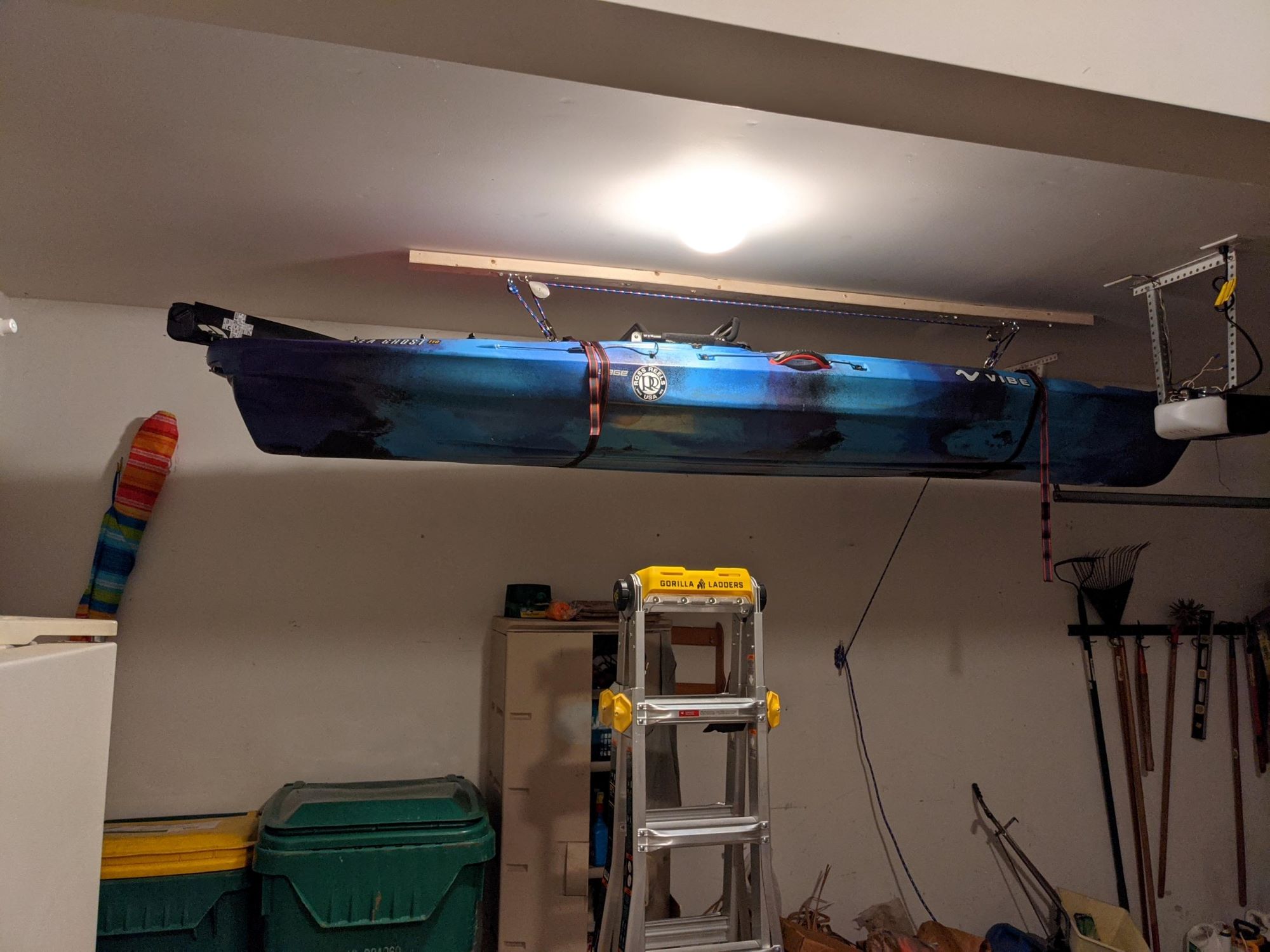 DIY Ceiling Kayak Garage Storage Guide