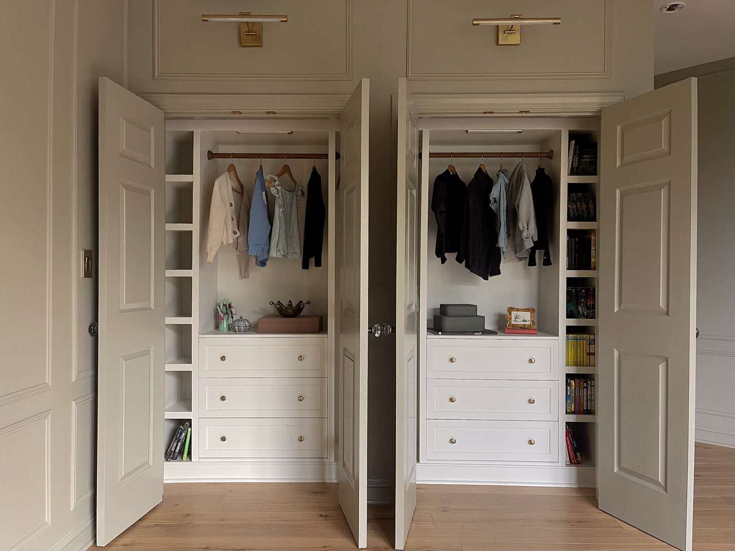 DIY Closet Organization with Billy Bookcase