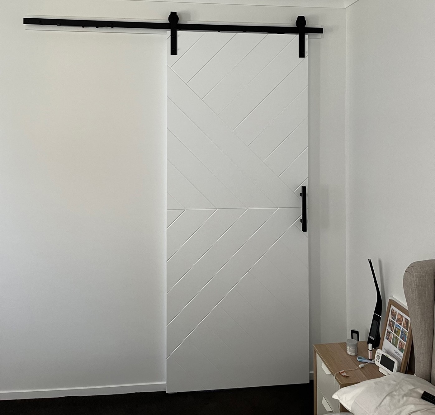 DIY Herringbone Barn Door Guide