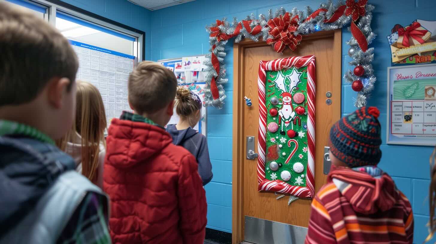 DIY Holiday Classroom Door Ideas