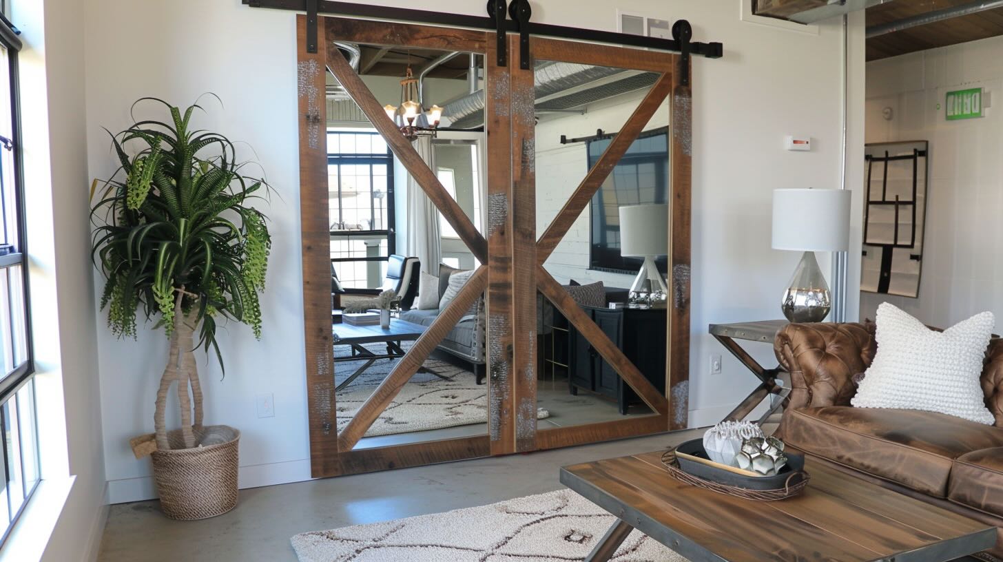 DIY Mirror Barn Door Guide