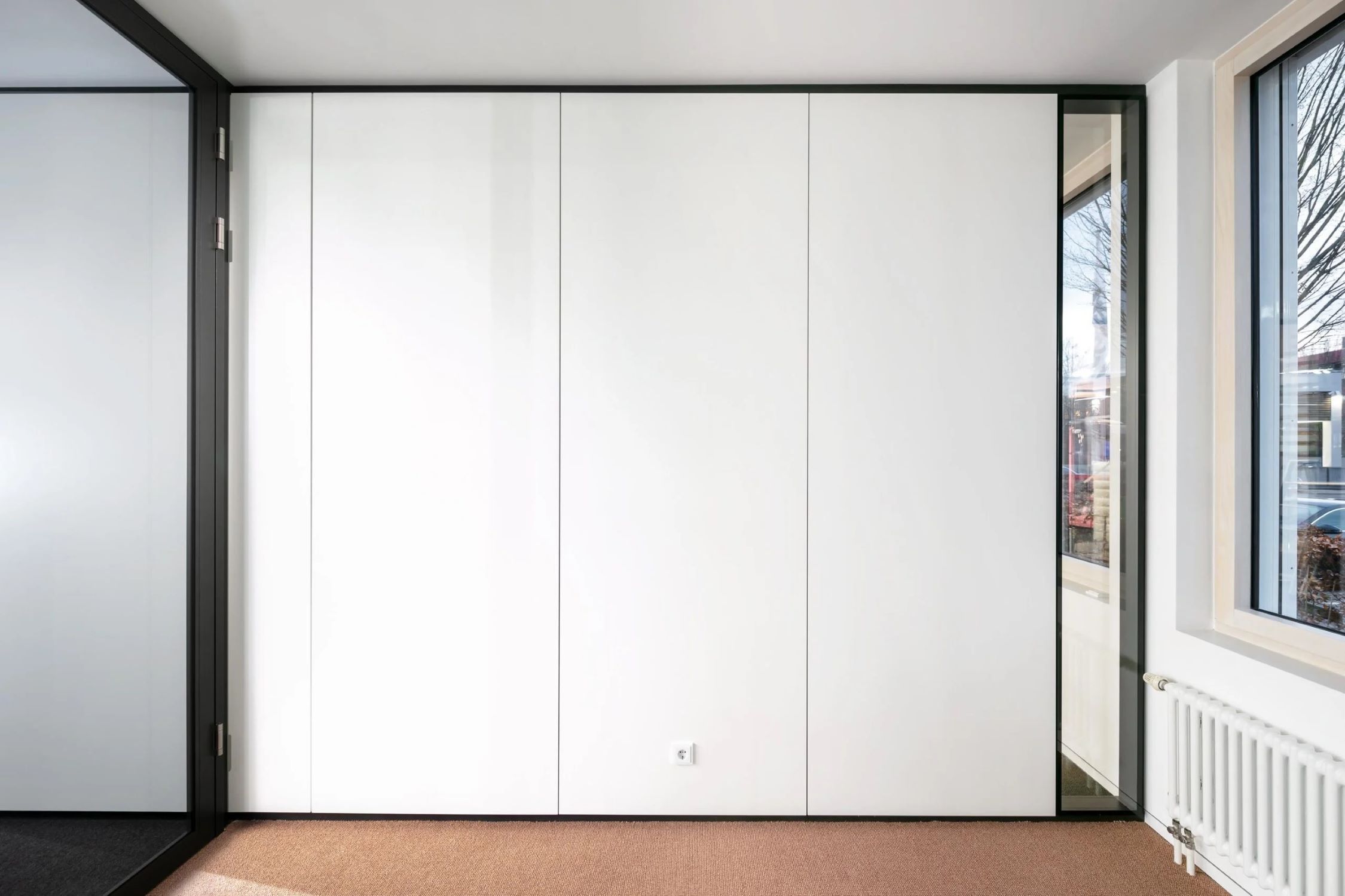 DIY Partition Wall with Door Ideas