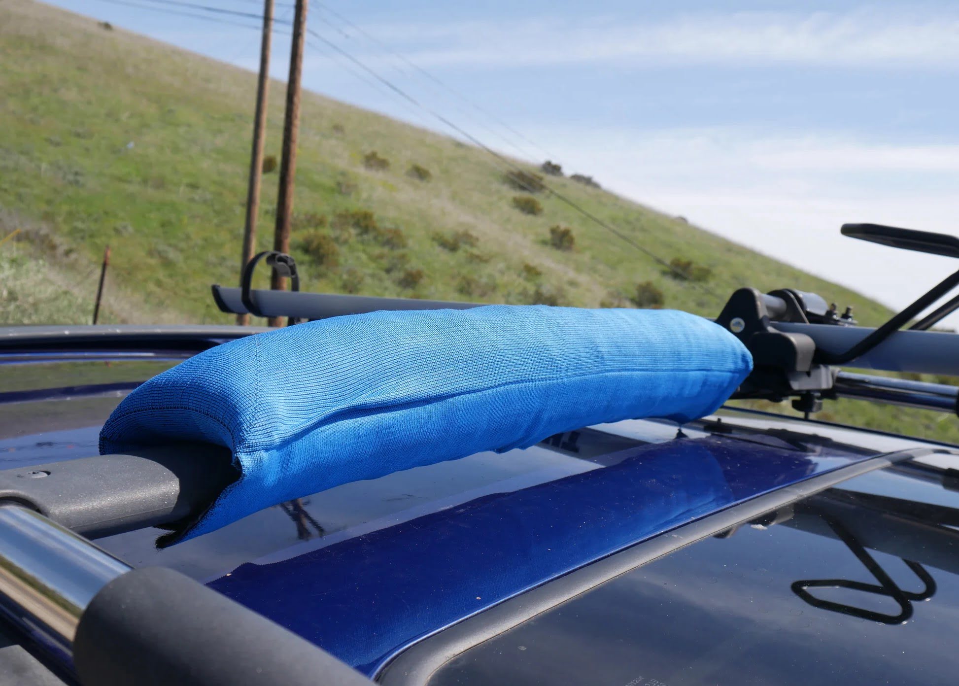 Vitamin Blue 36 Rack Pads – Non-Logo Black Floral, Made In USA (Aero Pads)