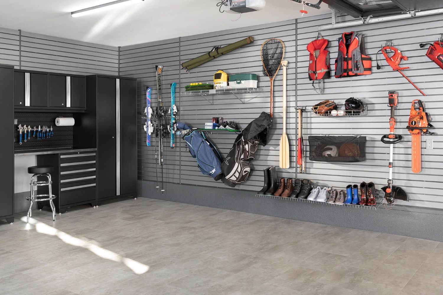 DIY Slatwall Garage Organization Guide