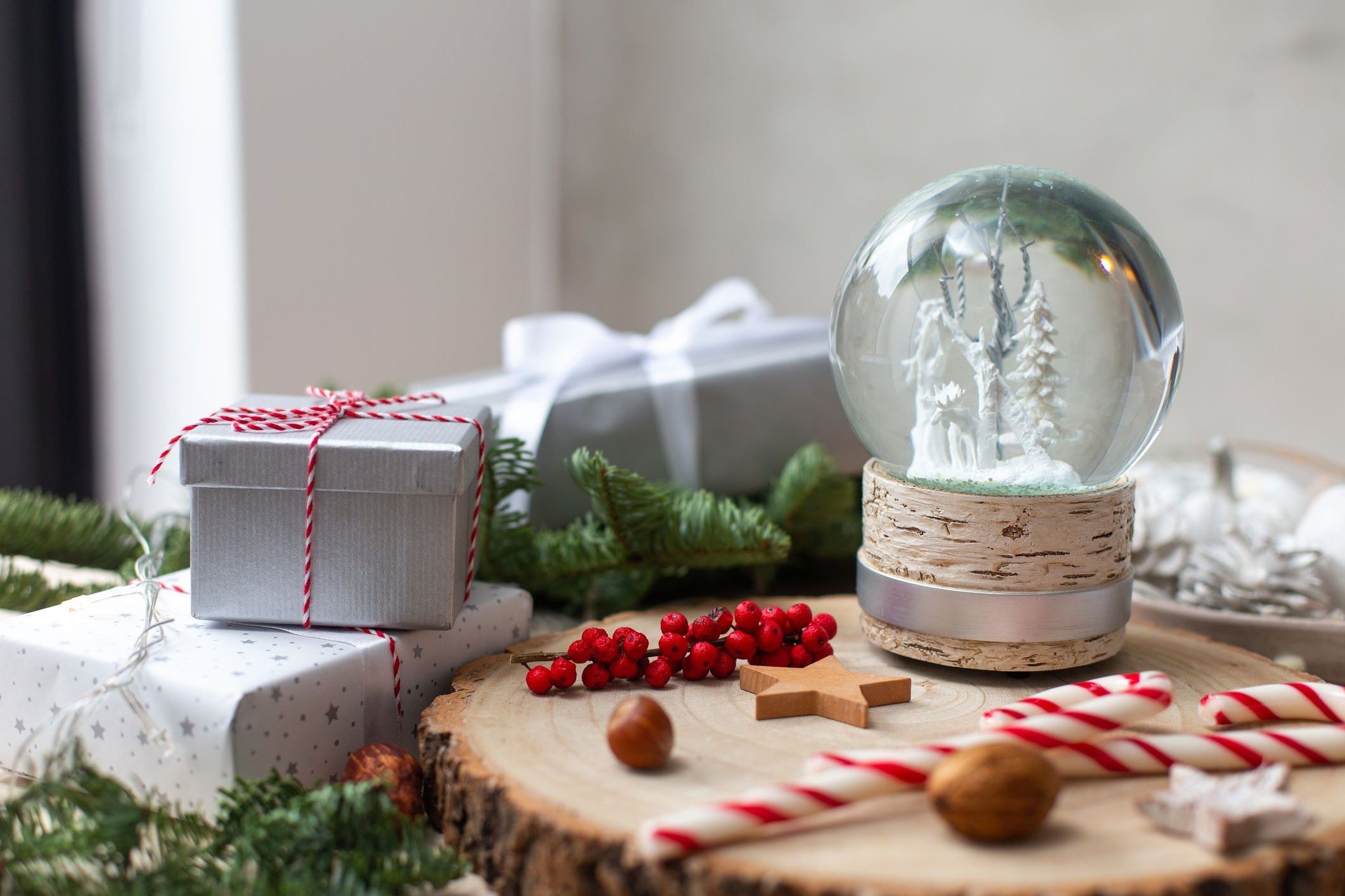 DIY Snow Globe Door Decoration