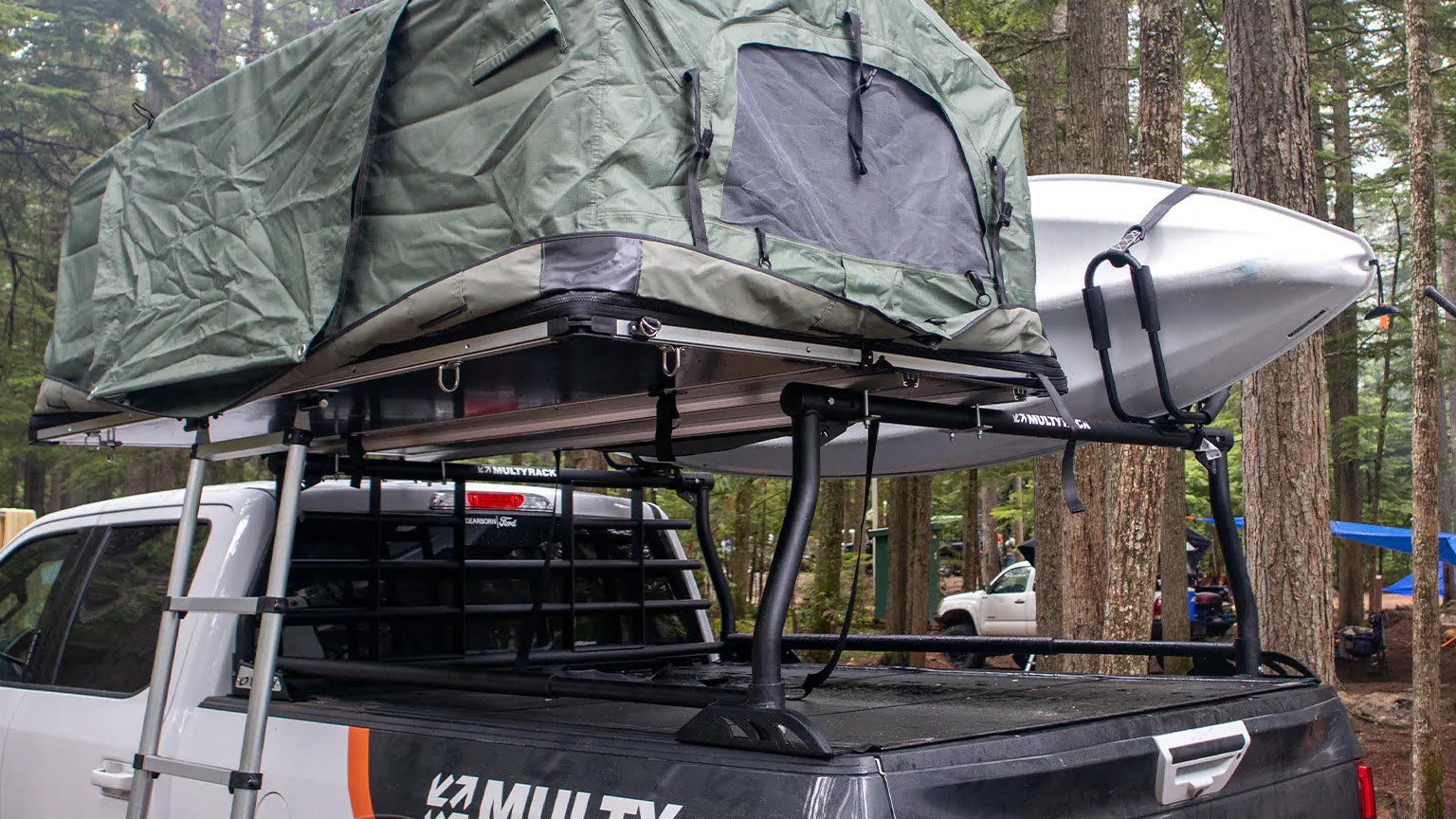 DIY Truck Bed Rack for Roof Top Tent