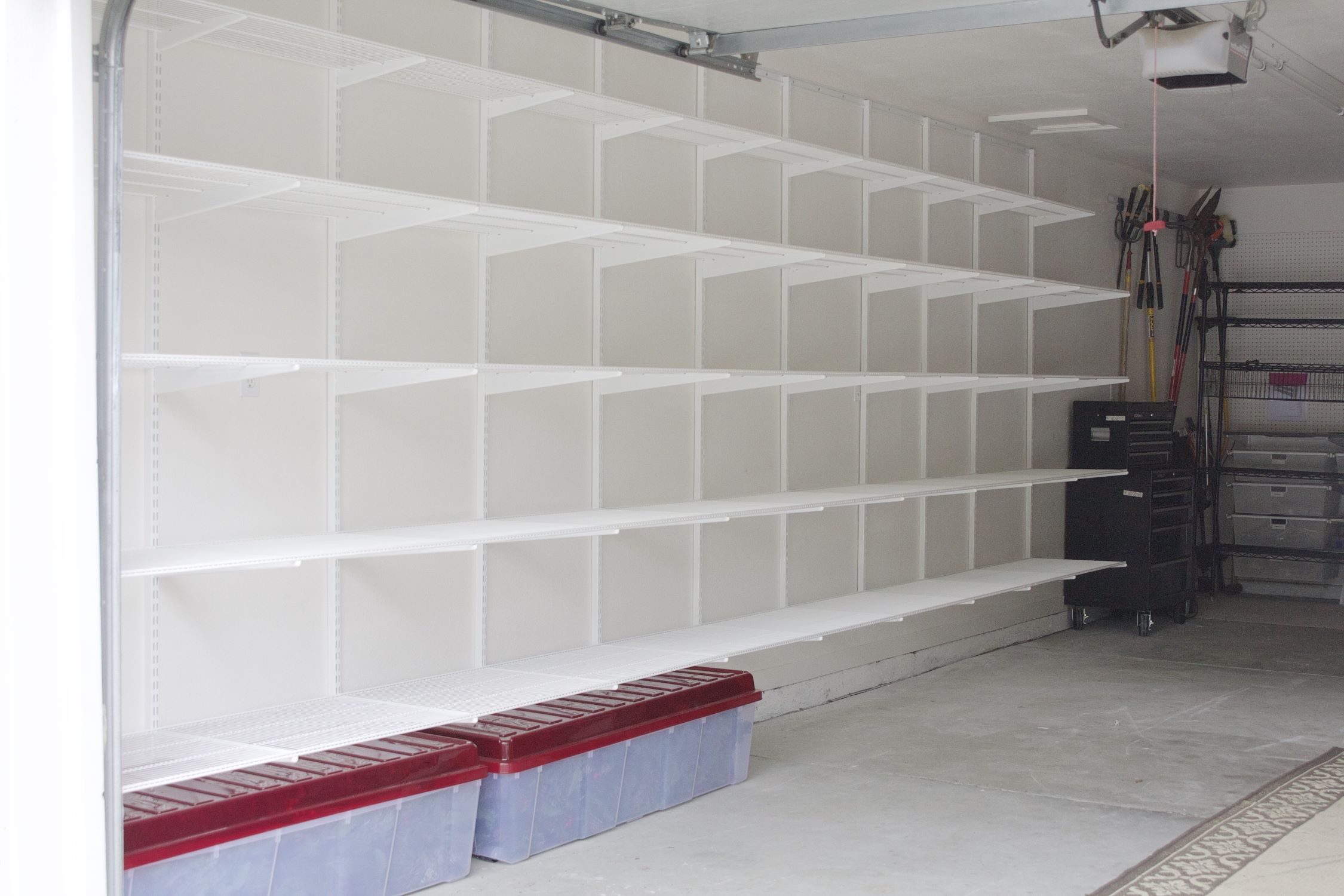 DIY Wall Mounted Garage Shelving Ideas