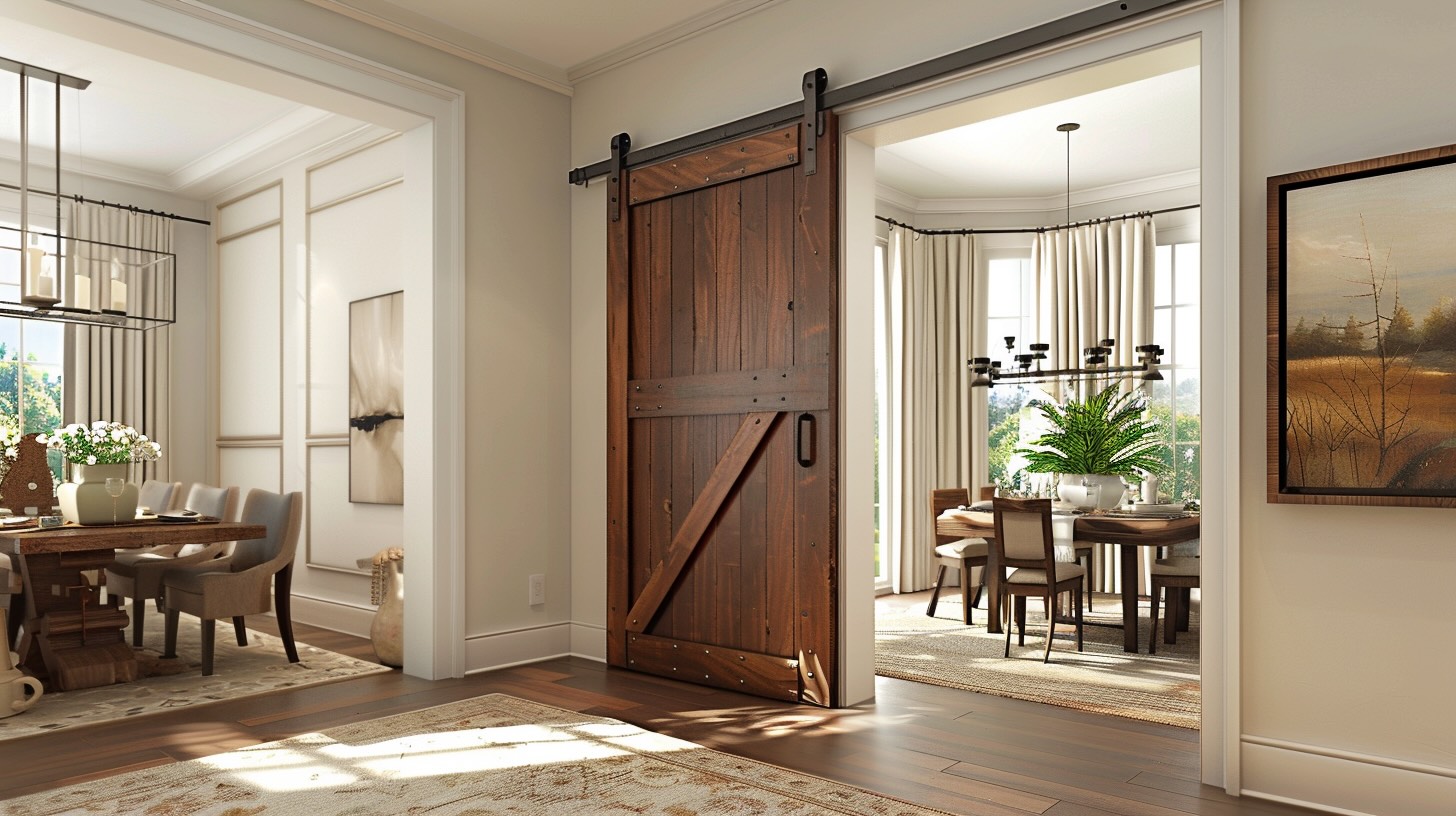 How to Build a Barn Door Kit for Your Dining Room