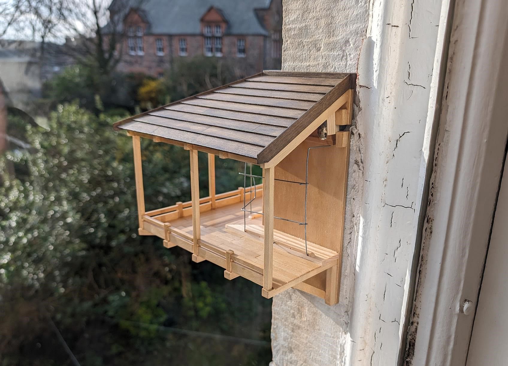 How To Build a Roofed Platform Bird Feeder