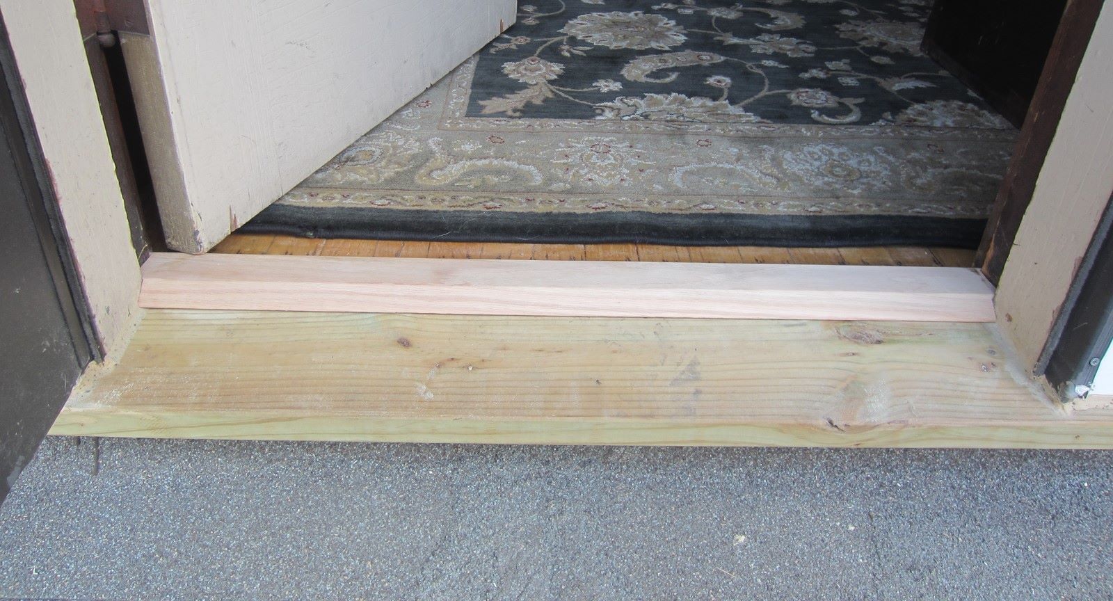 How to Build an Exterior Door Threshold