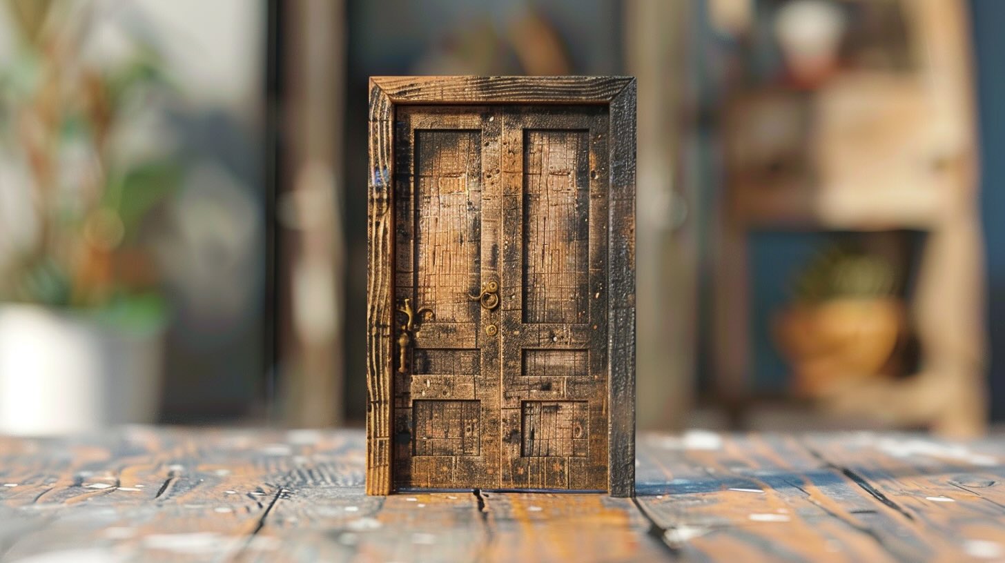 Miniature DIY Door for Your Dining Room